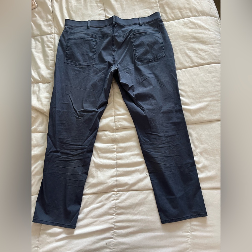 Dark Blue Casual Pants